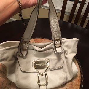 Michael Kors Off-White Bag w/ Gold Hardware, Used